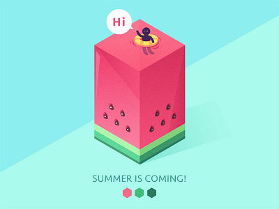 SUMMER IS COMING! summer watermelon