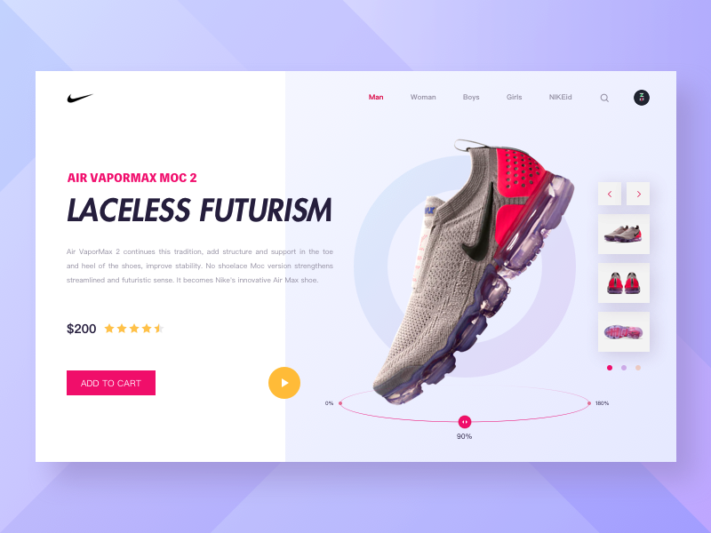 Nike Web by 𝙈𝙞𝙣𝙩𝙞𝙤𝙣 on Dribbble