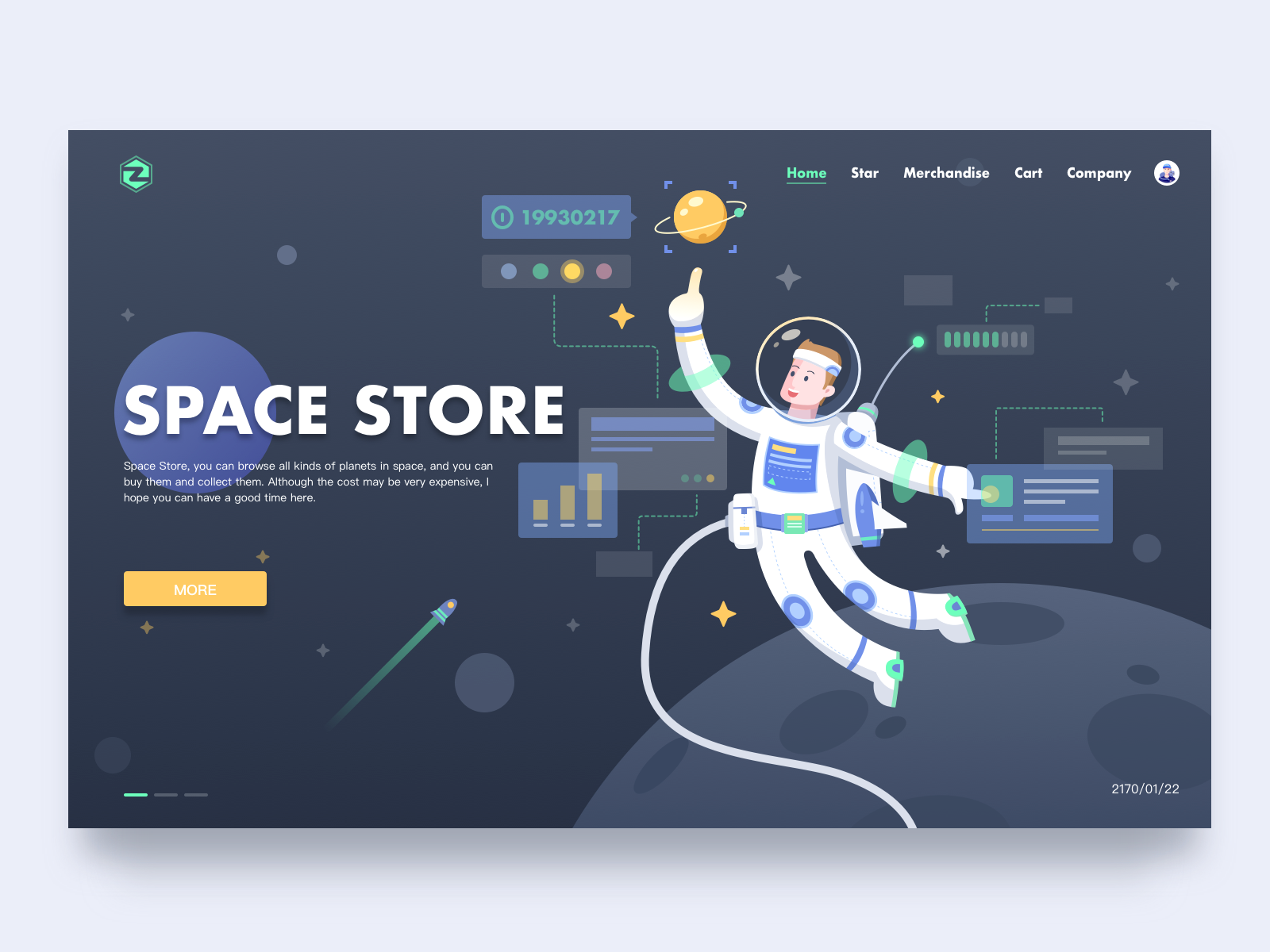 Сайты stars. Space Store. О Space магазин. Space Store logo. Веб дизайн космонавт.