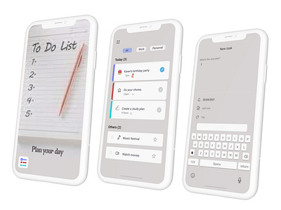 To-do list app design ui ux