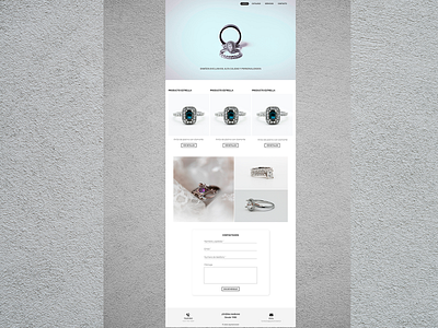web-jewelry design ui ux web