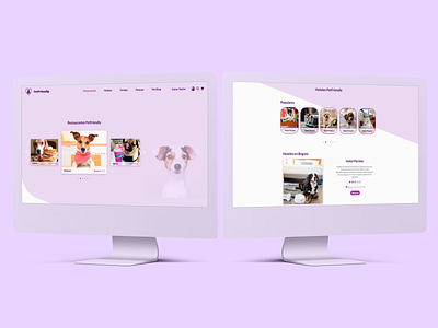 Landing Page Petfriendly design graphic design landingpage petfriendly pets ui ux web