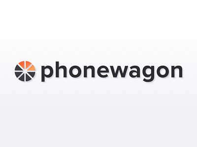 PhoneWagon logo refresh design logo saas