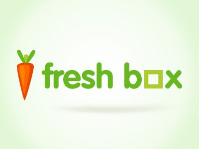 Fresh Box box branding carrot david henderson design green logo