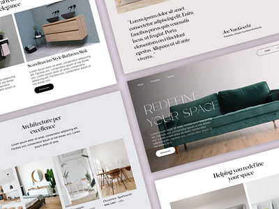 Interior Design Landing Page