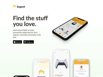 Bageet Landing Page