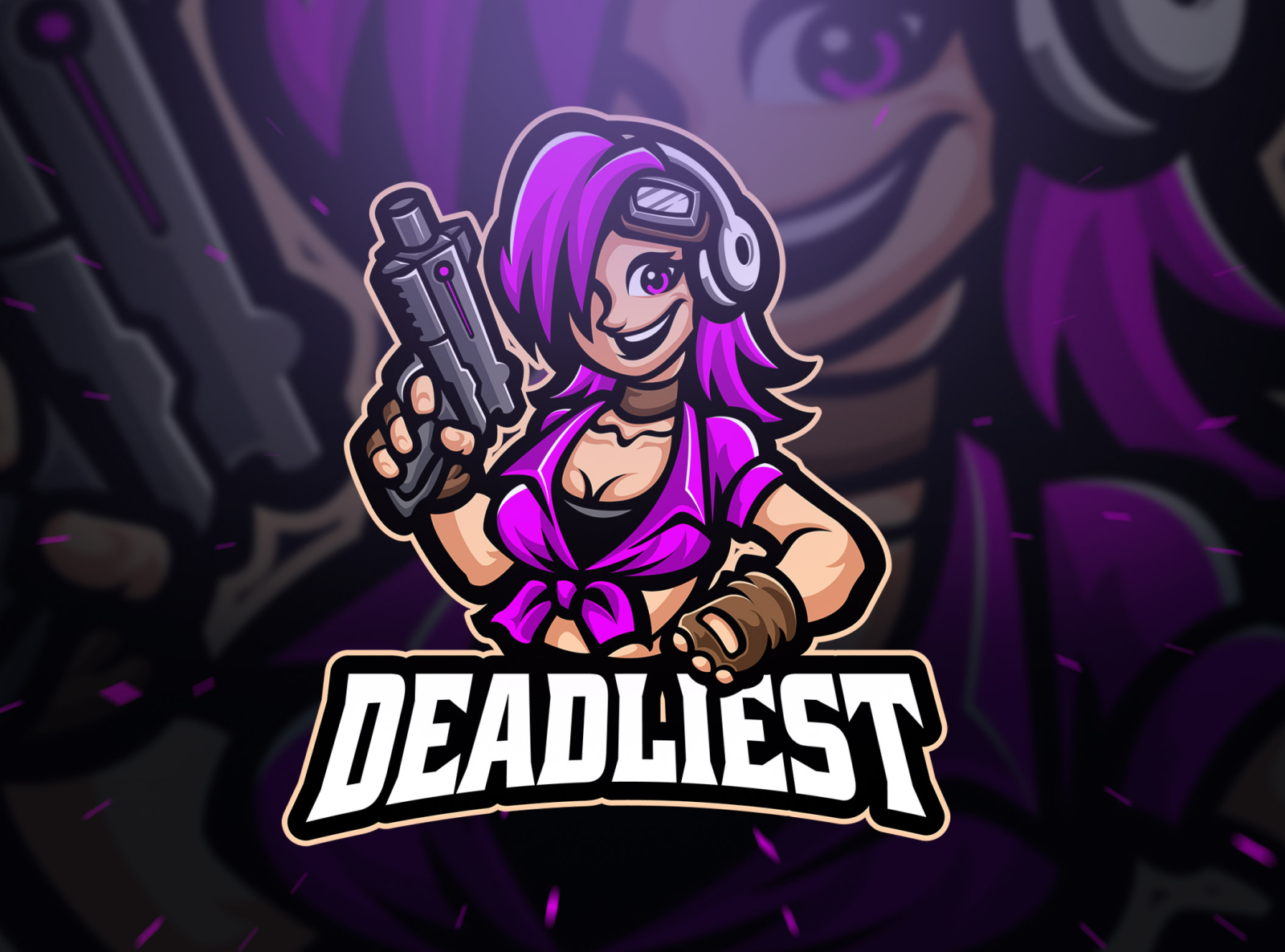 Deadliest Character Mascot Logo by Bangkit Tri Setiadi on Dribbble