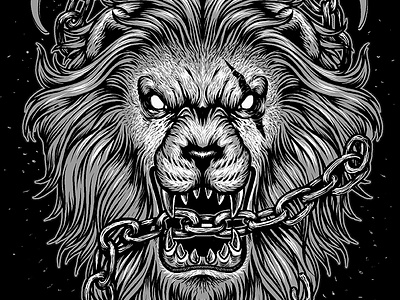 Roar Lion T Shirt Design By Bangkit Tri Setiadi On Dribbble