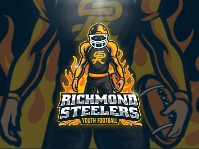 Richmond Steelers Football Logo