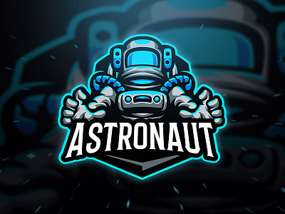 Astronaut Logo Template