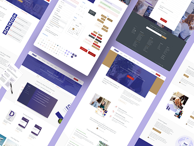 Prosci Inner Pages business corporate design design inner page purple web design website