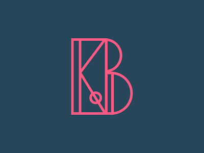 KB Monogram b branding k logo monogram