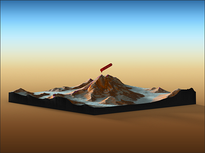 K2 - 8,611 metres above sea level 3d china generator heightmap map panel photoshop plugin render