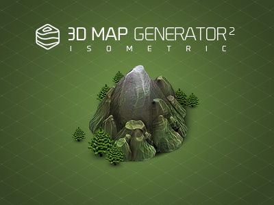 Mountain - 3d Map Generator 2 3d actions generator icon isometric map mountain plugin tree
