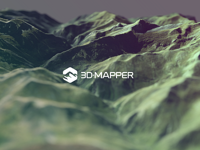 3D-Mapper Logo 3d blender browser generator map render