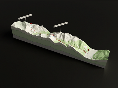 Delicious piece of 3D Map 3d blender browser generator glb map