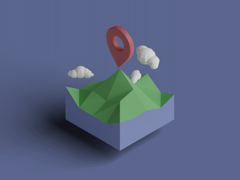 Create 3D Map - 3D Icon Animation