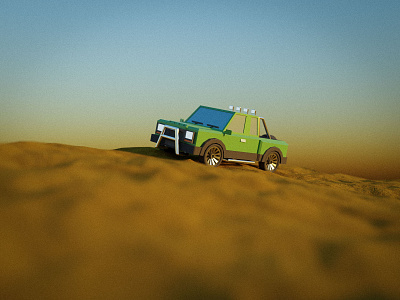 Ford Pickup - Low Poly II