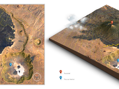 tibesti mountains map