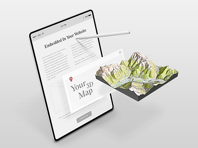 Embed Custom 3d Map Into Your Website 3d heightmap interactive map map online openstreetmap service wordpress