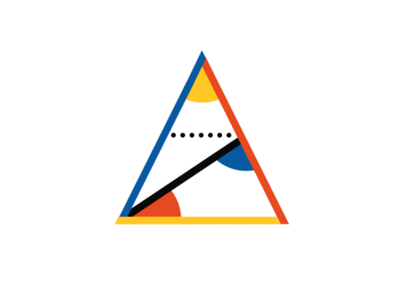 Akademia logo animation animation branding logo motion square triangle