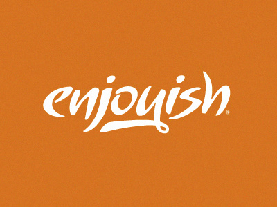 Enjoyish custom logotype matjak typography