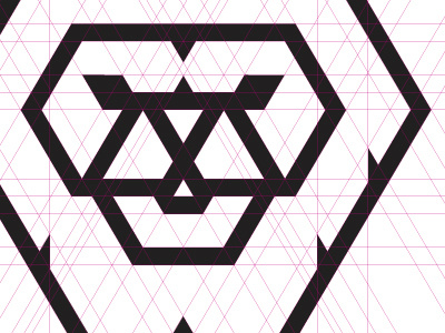 Lionform construct development form lion logo matjak shapes