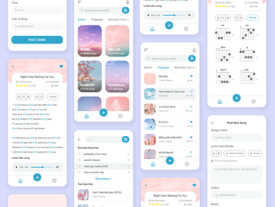 Music Chords App music app music app ui music player