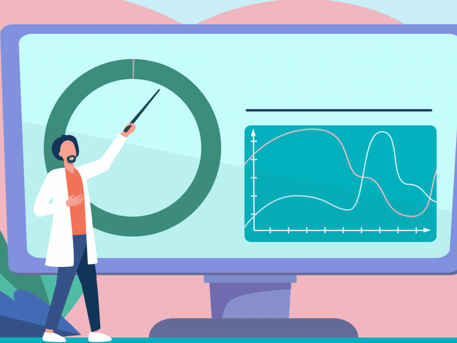 Super Important Analytics analitycs animation app design illustration vector