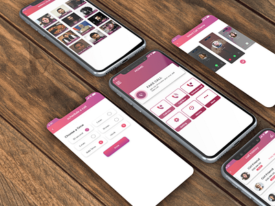 Fake Call App UI Design