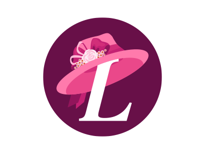 Madam L hat letter logo typography