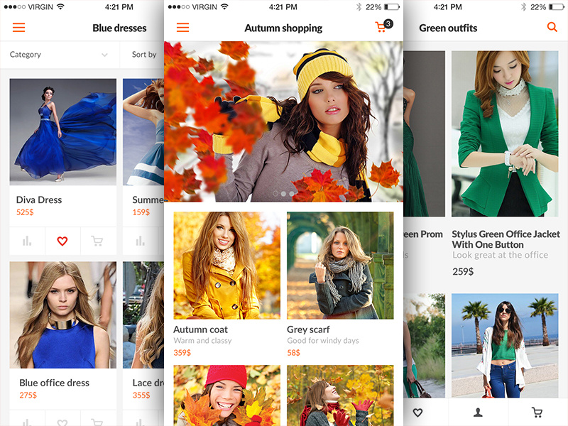 catalog display by Visual Hierarchy on Dribbble