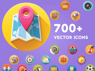 700+ Vector Icons Pack