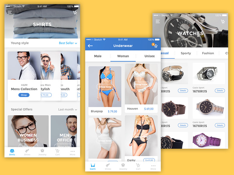 Panty Selling App Template