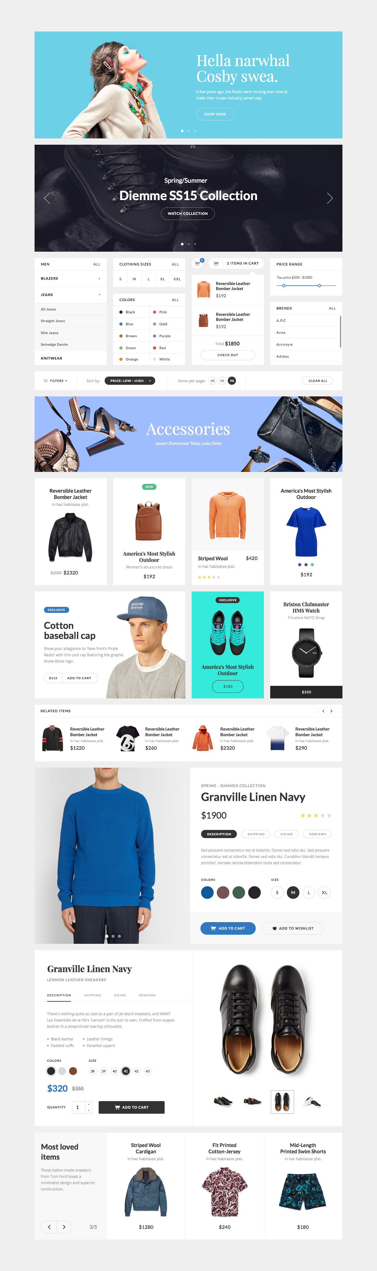 Product page - ecommerce design by Visual Hierarchy on Dribbble