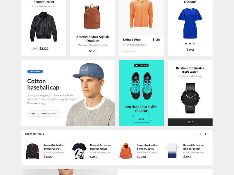 Product page - ecommerce design by Visual Hierarchy on Dribbble