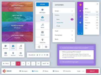 Navigation elements