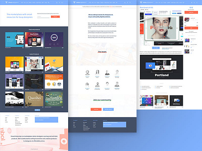 The new VH is here fonts marketplace photoshop psd sketch templates ui kits web design website