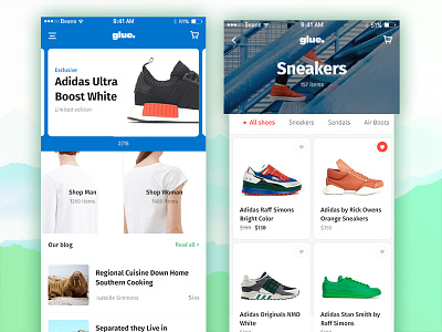 Browsing a mobile shop category ecommerce mcommerce mobile photoshop psd shop sketch template ui kit