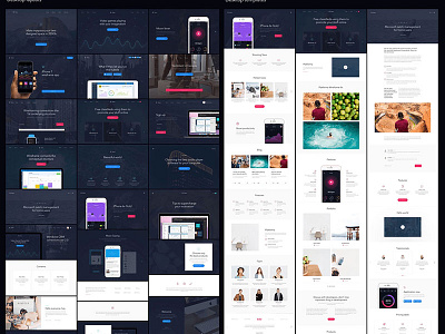 Odessa prototyping sketch ui kit web design website