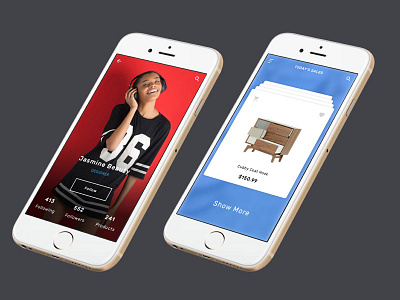 Two ios iphone mobile sketch app ui kit