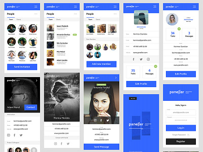 Paneller Admin Dashboard iOS UI Kit