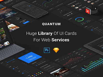 Quantum Ui Kit ( Updated - Black and White )