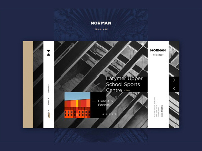 Norman PSD Template psd template