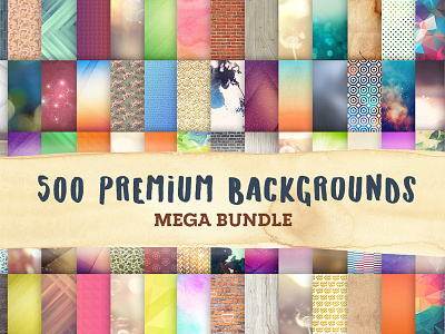 500 Premium Background Designs Bundle background bundle design