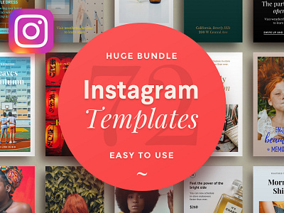 Storygram: 72 Epic Instagram Templates Bundle bundle design illustration instagram sketch social social media template