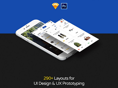 Aware Mobile UI/UX Kit mobile sketch ui uiux user interface ux