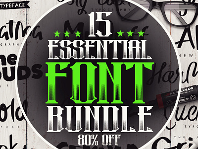 15 Essential Font Bundle