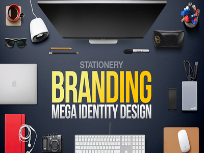 Trendbiz Stationery Business Mega Branding Identity Bundle branding branding design brochure business card design identity branding letterhead stationery stationery design template