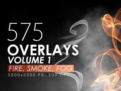 575 Fire, Smoke, Fog Overlays